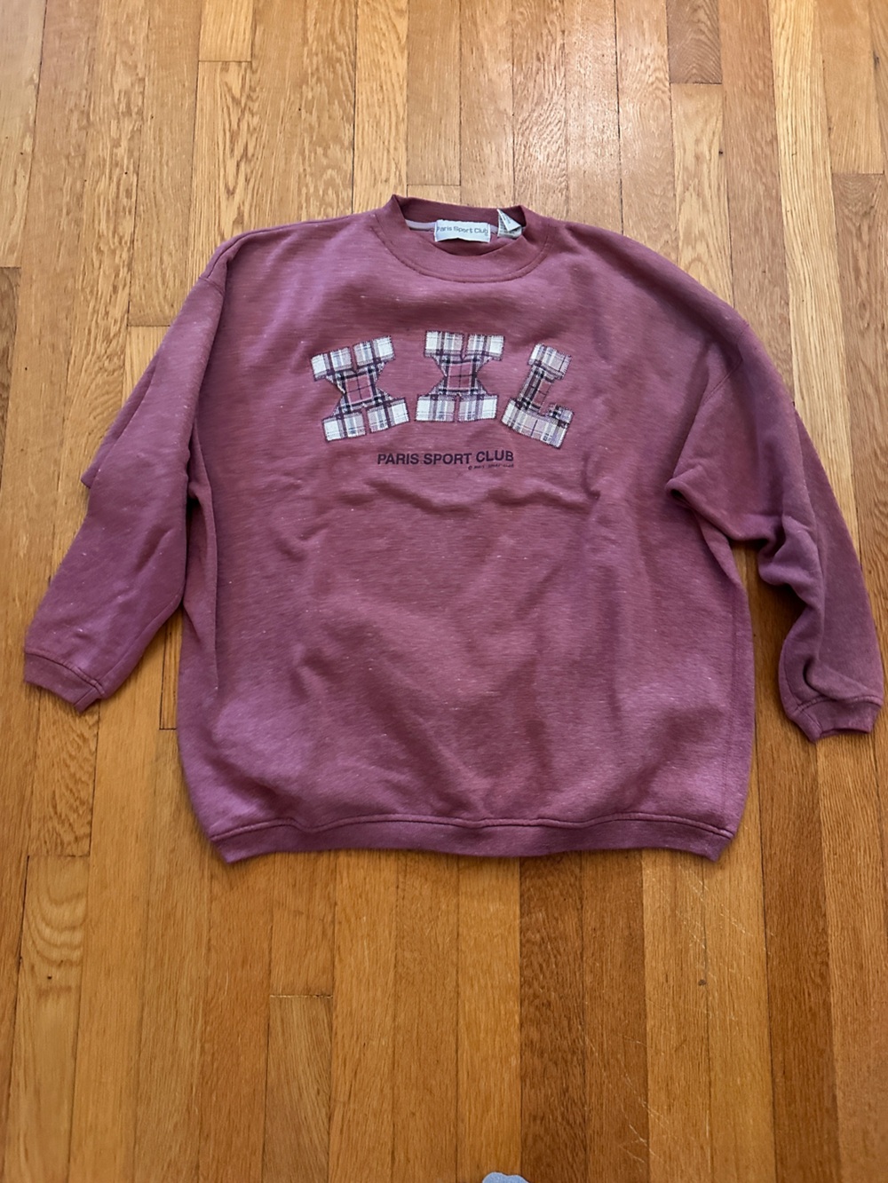 Paris Sport Club Women's Maroon Crewneck Sweatshirt
